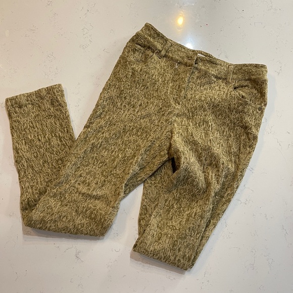 Eric Pants - Stretchy - Gold - Lace - Pants